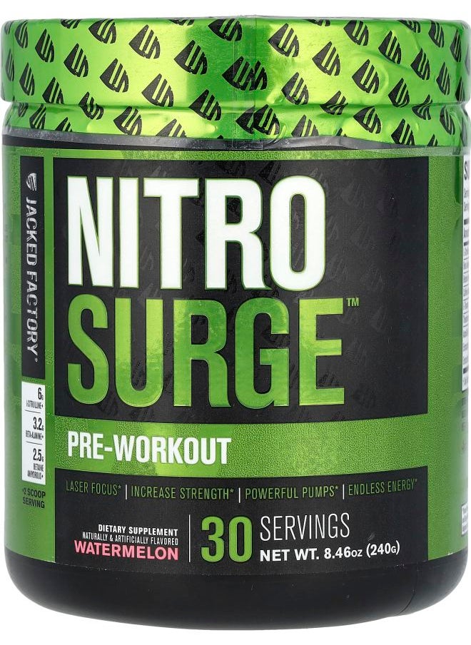 Nitro Surge™ PreWorkout Watermelon 8.46 oz (240 g) - pzsku/ZBB8B50A70E03EA01AF36Z/45/_/1731508497/7dd88aa1-7f70-4fdf-89ae-335850408c60