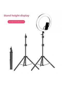 General E-commerce 14-inch Fill Light Beauty Light Makeup Ring Light 12-inch 30cm Fill Light Net Red Live Light Female-Color:30cm Ring Lamp + Gimbal + Hose Phone Clip +50cm Tripod  - Image 4