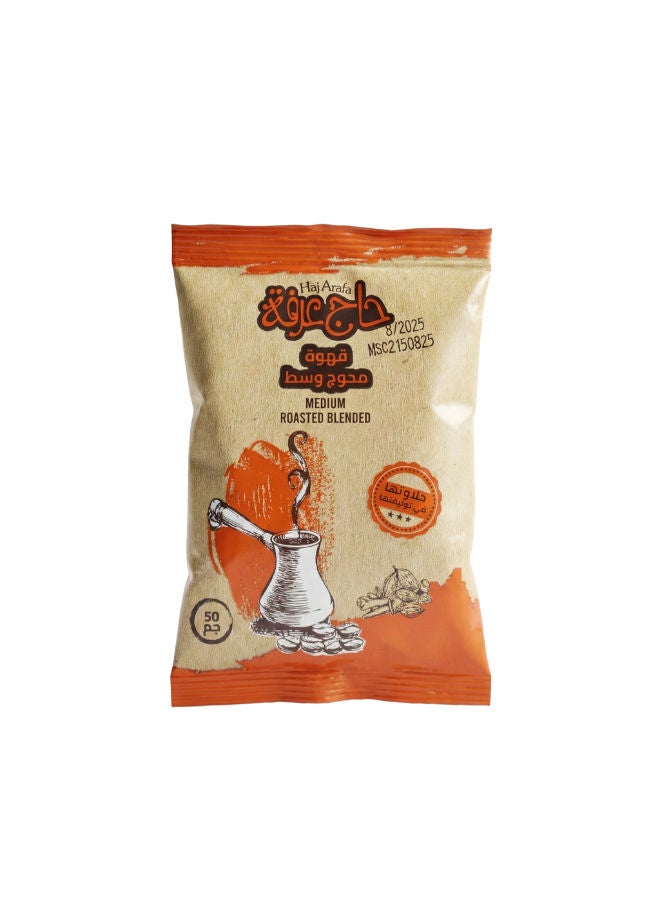 سعر ومواصفات حاج عرفة قهوة وسط محوج 50 جرام (ZBB8B61C5D443E10830B7Z) على Noon EG
