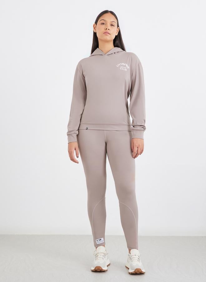 Styli Gymspire Edition - Calf Reflective Striped Pocket Detail Leggings - Image 1