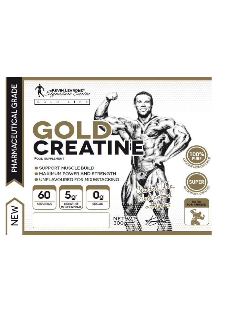 Kevin Levrone Gold Creatine Unflavoured 300g - Image 2