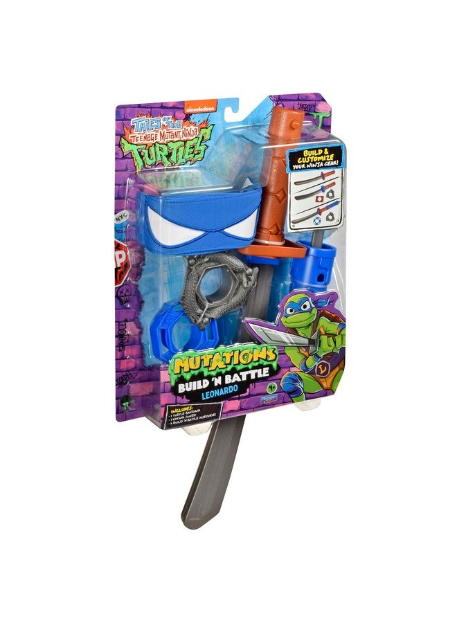 Teenage Mutant Ninja Turtles حكايات سلاح كاتانا ليوناردو من سلاحف النينجا المتحولة: مجموعة اللعب الأساسية من بلايميتس تويز - Image 4