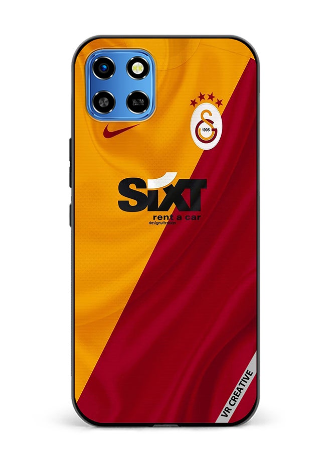 VR CREATIVE Protective Case Cover For Infinix Smart 6 HD Nike Galatasaray 2022 Home Kit Design  Multicolour - Image 1