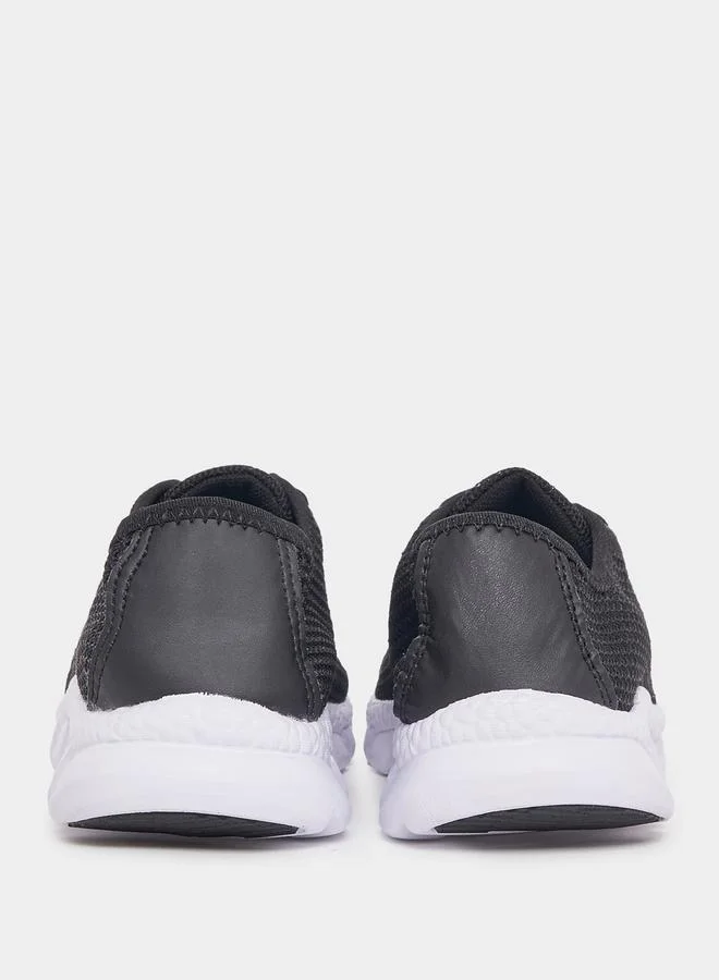ستايلي Mesh Design Lace-Up Sneakers