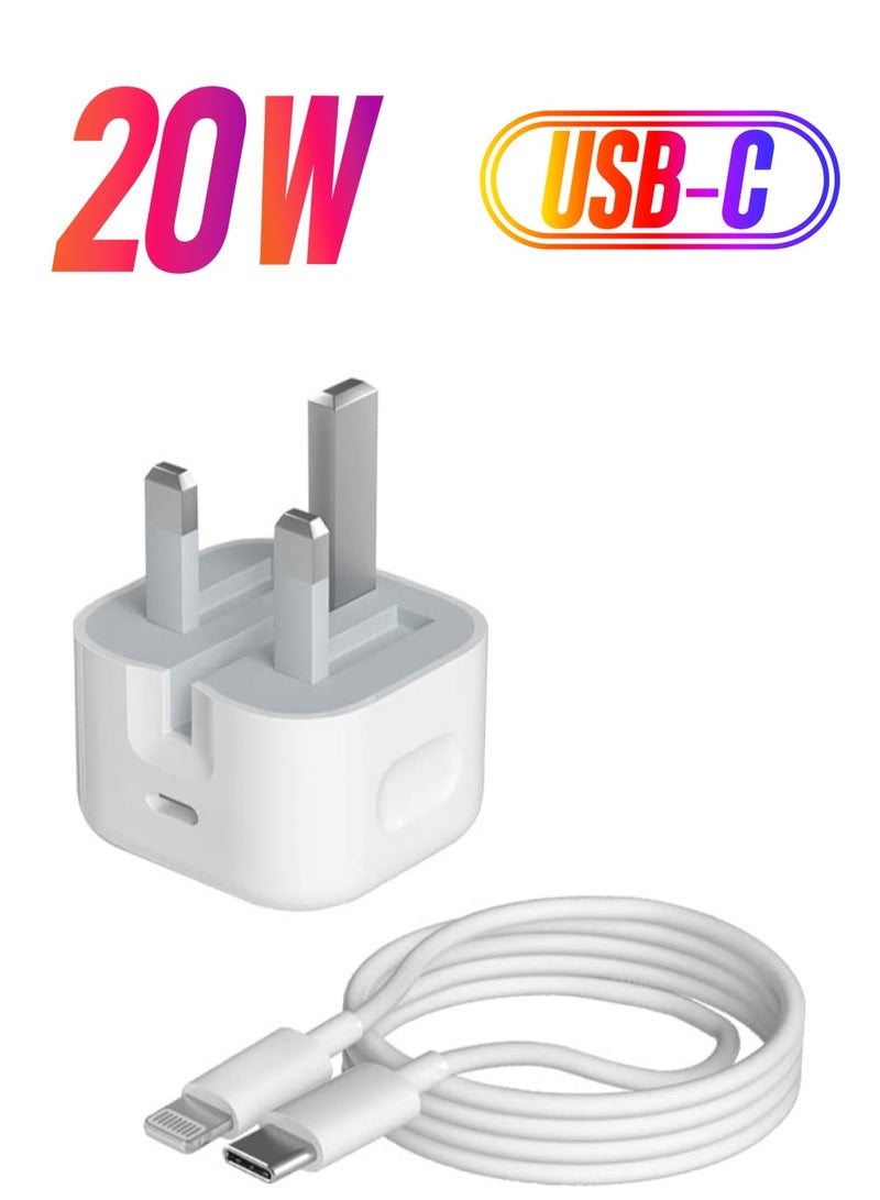 IPhone 20W USB-C Power Adapter With Cable for iPhone 12 / iPhone 12 Pro max /12mini (iPhone 20W USB-C Power Adapter) - Image 1