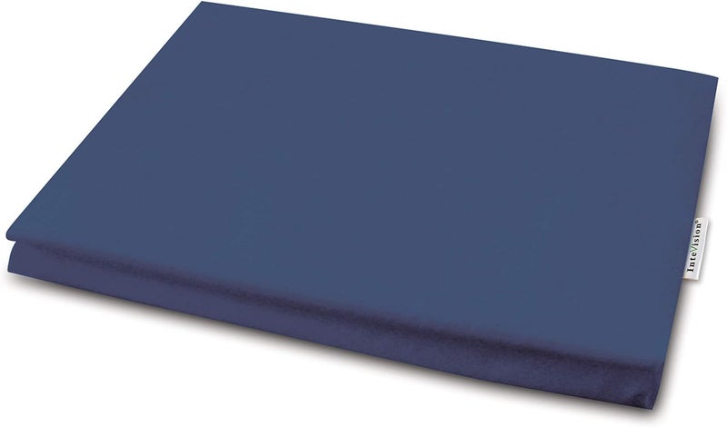 InteVision 400 Thread Count, 100% Egyptian Cotton Bed Wedge Pillowcase; Replacement Cover Designed to Fit The 12" (Height) Version of The Foam Wedge Bed Pillow (25" x 24" x 12") - Image 1