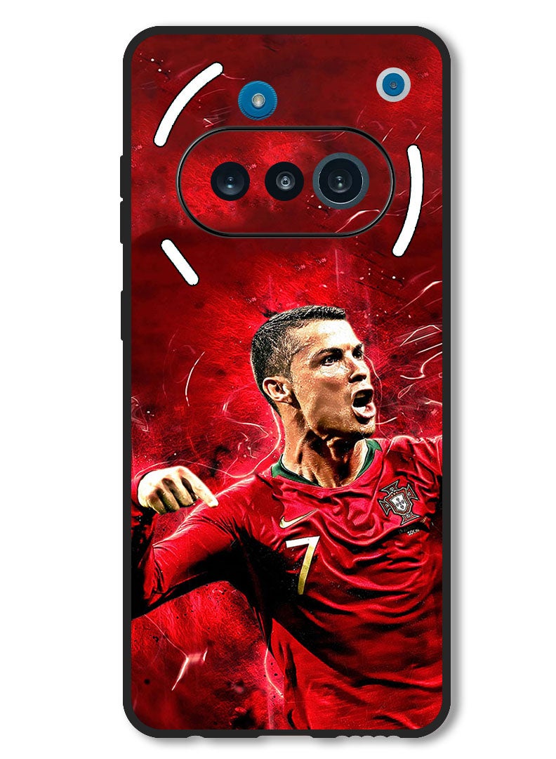 Theodor Case Compatible with Nothing Phone 3a Protection Shockproof Bumper Cover Cristiano Ronaldo (2) - Image 1