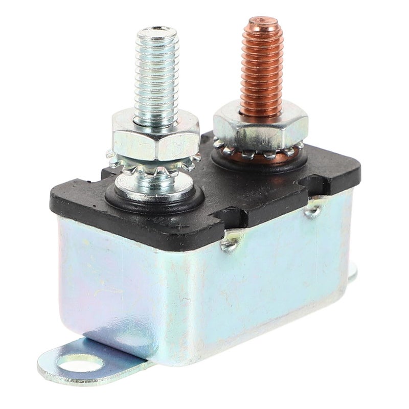30A Manual Reset Circuit Breaker with Mounting Hole and 180 Degree Bracket for Car RV Marine - Image 2