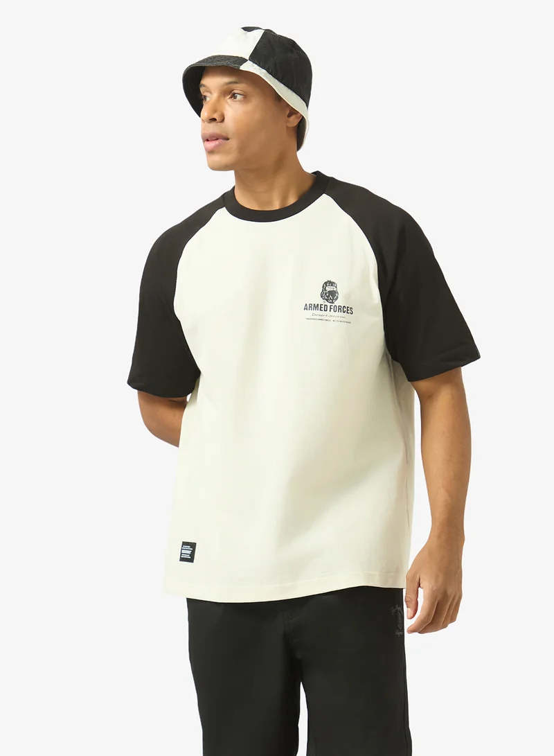 FINGERCROXX Military  Desert Storm Raglan Sleeve T-shirt