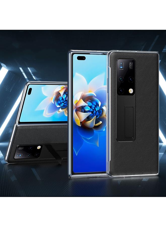 اس-توب جراب لهاتف Huawei Mate X2 جراب حماية شفاف مع حامل غير مرئي - Image 2