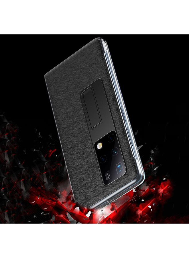 اس-توب جراب لهاتف Huawei Mate X2 جراب حماية شفاف مع حامل غير مرئي - Image 4