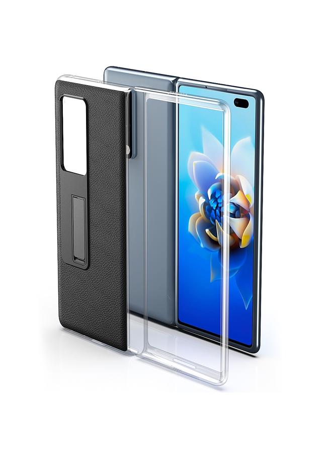 اس-توب جراب لهاتف Huawei Mate X2 جراب حماية شفاف مع حامل غير مرئي - Image 3