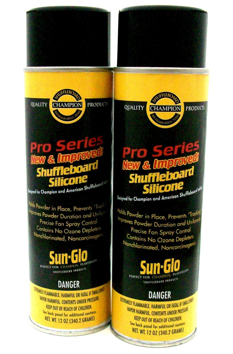 Sun-Glo Silicone Shuffleboard Spray (12 oz.) (Pack of 2) - Image 1