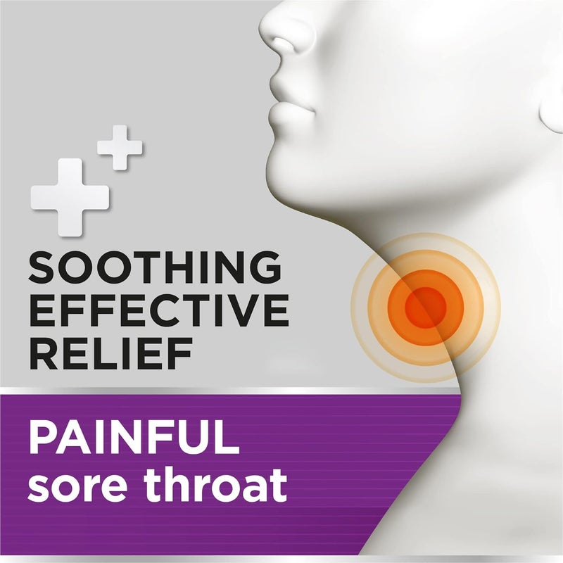 ستربسلز أقراص استحلاب STREPSILS بنكهة الكشمش الأسود لتهدئة الحلق 24 قطعة - Image 3