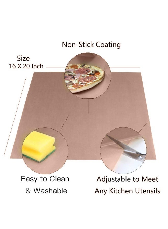 YRYM HT 3 Pack Ptfe Teflon Sheet For Heat Press Transfer Sheet Non Stick 16 X 20 Heat Transfer Paper Reusable Heat Resistant Craft Mat - Image 2