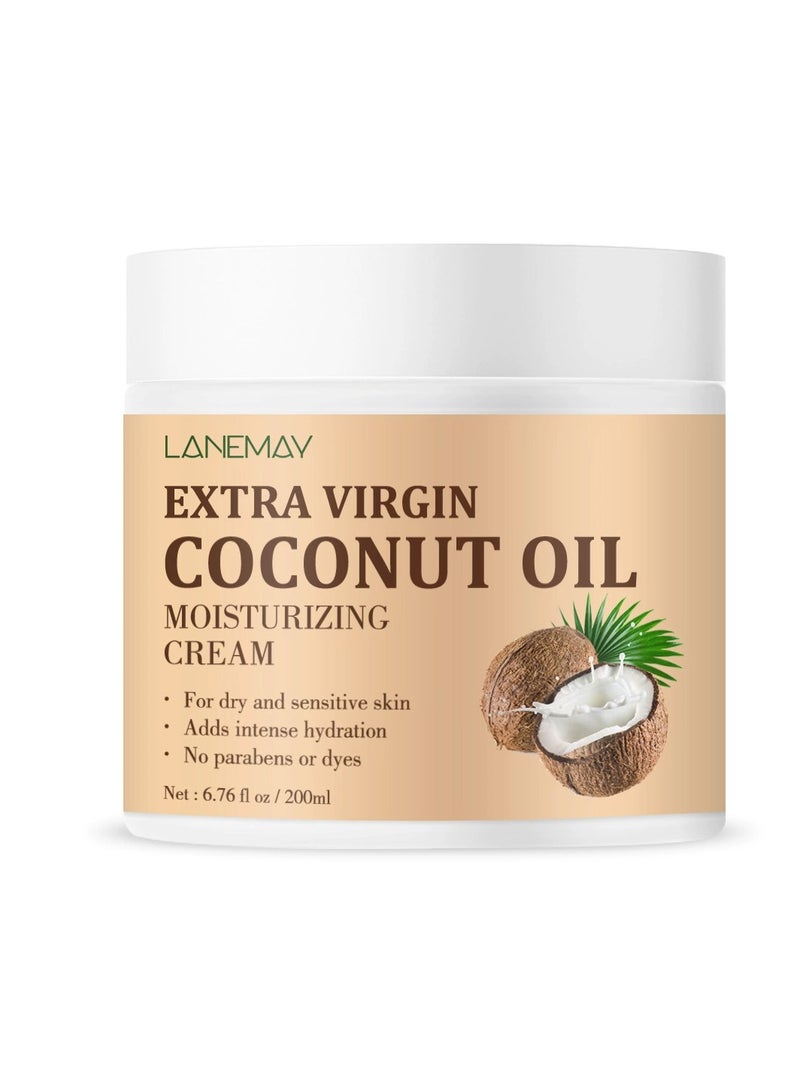 LANEMAY Coconut Body Lotion – Moisturizing Hydrating Skin Nourishing Cream, Softening Body Moisturizer Lotion - Image 5