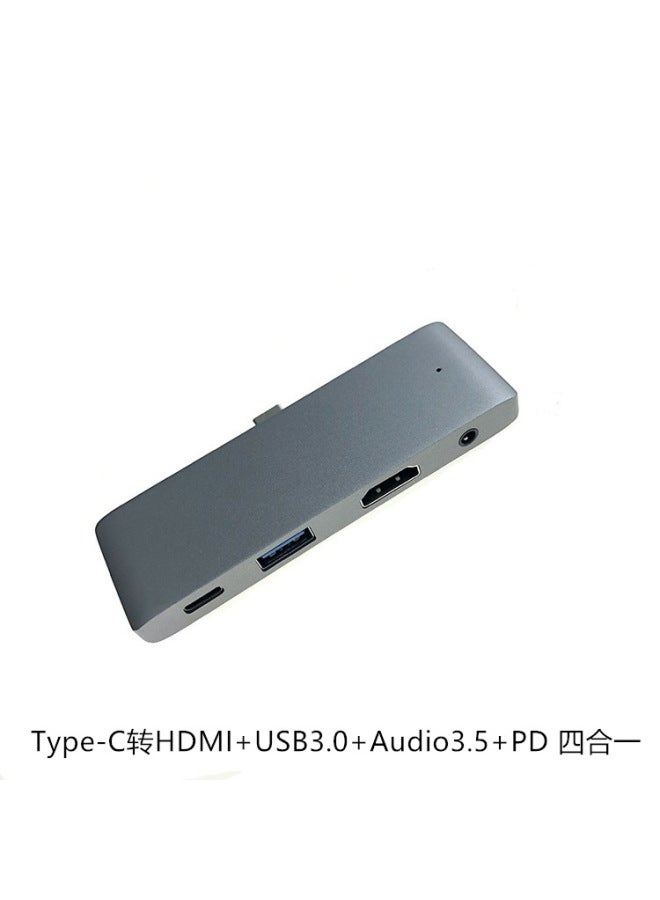 Neutral Usb C Expansion Dock Type C Laptop Splitter Hub Hub Multi-function Three-in-one Docking Station - Image 1