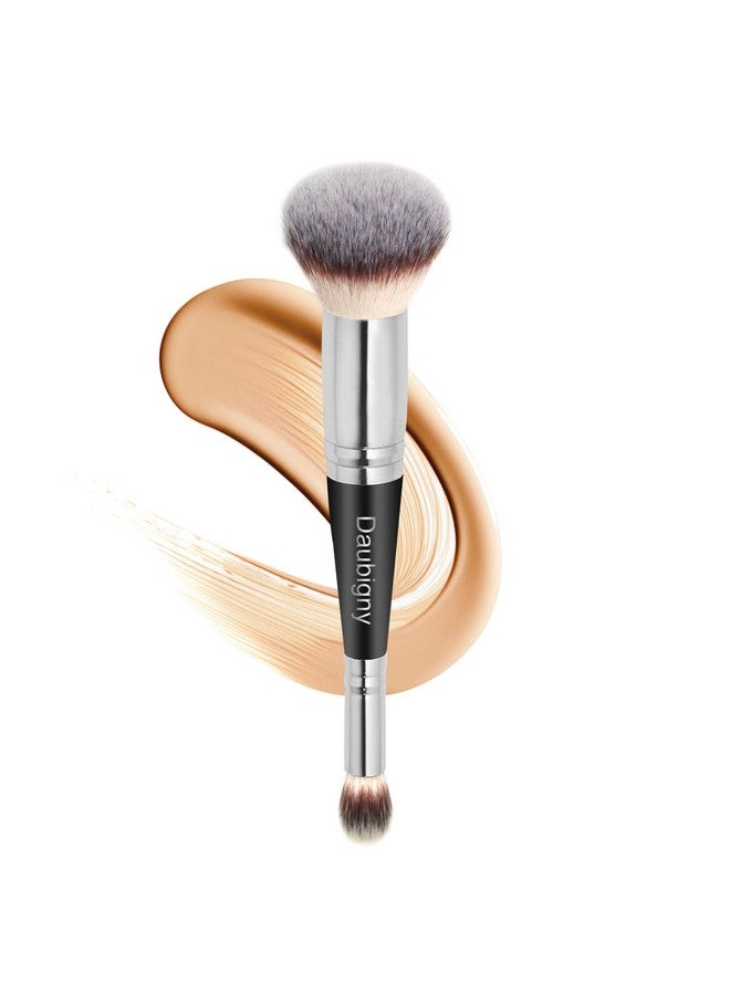 Daubigny Dualended Foundation Brush Concealer Brush Perfect For Any Look Premium Luxe Hair Rounded Taperd Flawless Brush Ideal For Liquid Cream Powderblendingconcealer - Image 1