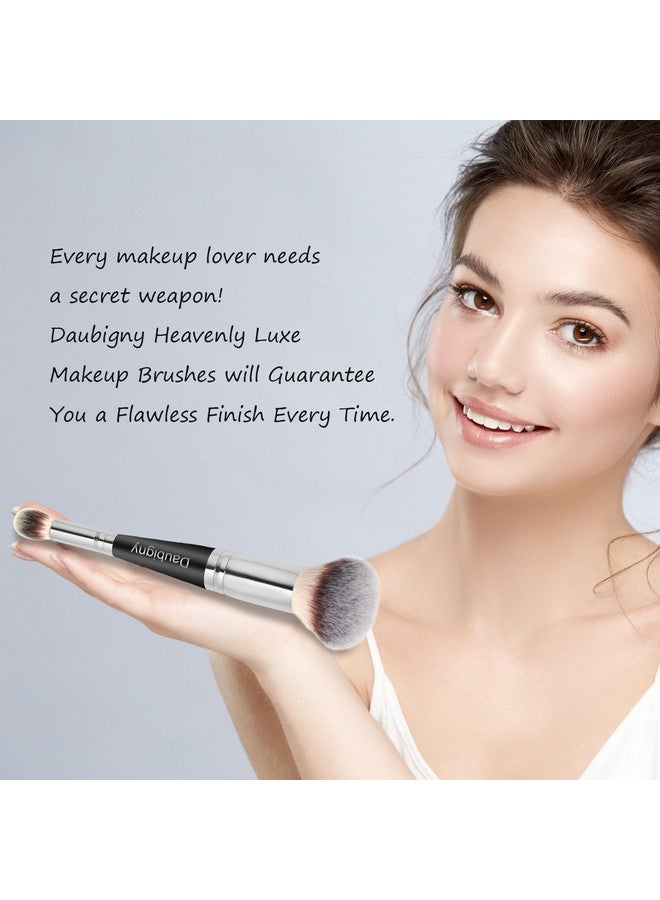 Daubigny Dualended Foundation Brush Concealer Brush Perfect For Any Look Premium Luxe Hair Rounded Taperd Flawless Brush Ideal For Liquid Cream Powderblendingconcealer - Image 5