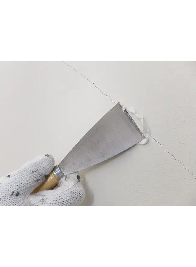 Biella Crack Filler 1.5Kg Premium Repair Solution For Walls Ceilings And Surfaces Easy Application Durable Finish With 1Inch Scraper - Image 2