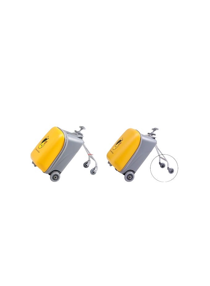 BLOOMING TIME Children’s Ride-On Suitcase, Carry-On Luggage Trolley - Image 2