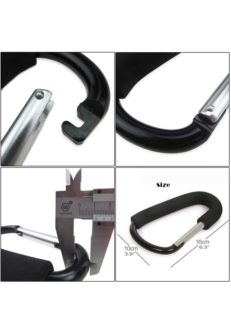 D Shape Large Buggy Carabiner Hook,Pram Pushchair Stroller Clip,Shopping Accessories Bag Holder Hook Black Universal FIT for Strollers Prams Pushchairs and to Hand Carry Your Shopping Bags - pzsku/ZBB8C85CD7A5E6BDBEF4EZ/45/_/1698408835/80f0f7dc-8be6-4509-b665-6ae969c390ac