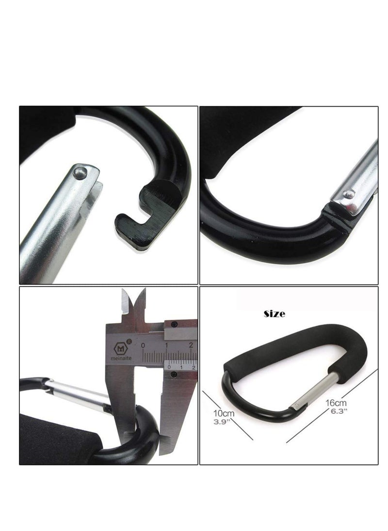 D Shape Large Buggy Carabiner Hook,Pram Pushchair Stroller Clip,Shopping Accessories Bag Holder Hook Black Universal FIT for Strollers Prams Pushchairs and to Hand Carry Your Shopping Bags - pzsku/ZBB8C85CD7A5E6BDBEF4EZ/45/_/1698408837/48121fa9-ebc1-49be-acd0-3f270d8e26cf