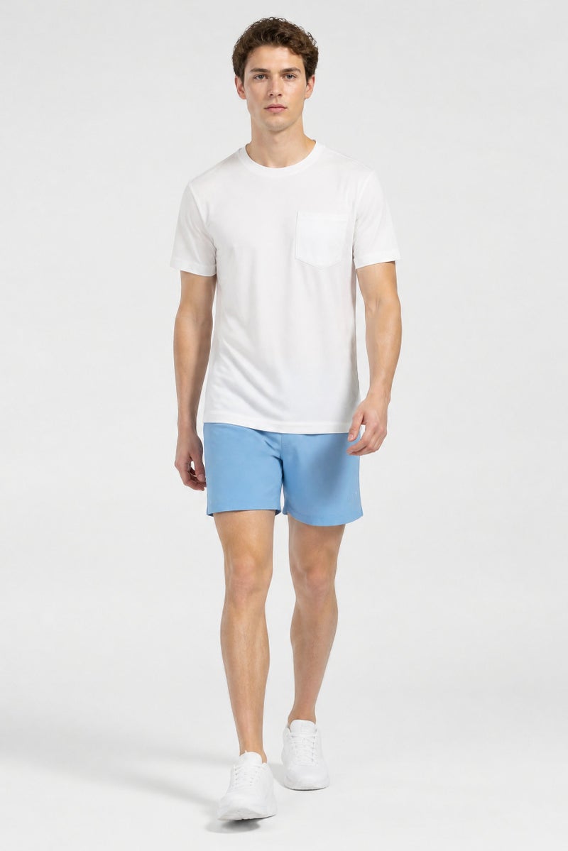 Gaiam Men Slim Fit Short Sleeve Training T-Shirt, White - Image 2
