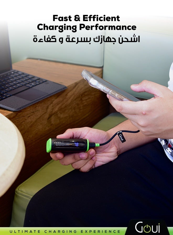 جوي باور بنك بولت بسعة 10000 مللي أمبير | شحن فائق السرعة PD 20 واط و QC 3.0 | تصميم مدمج وآمن للسفر | مزود بكابل Type-C - Image 3