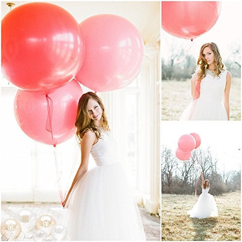 Koogel 36 Inch Big Balloons, 15 PCS Jumbo Latex Giant Balloons Large Balloons for Birthday Baby Shower Wedding Party Festival Event Carnival Decor - Image 4