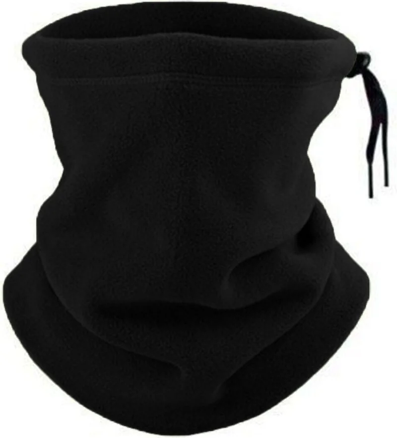 هيبسين راكيب Rival of All Women's Men's Fleece Neck Collar Winter Drawstring Beanie Thermal Warm Unisex