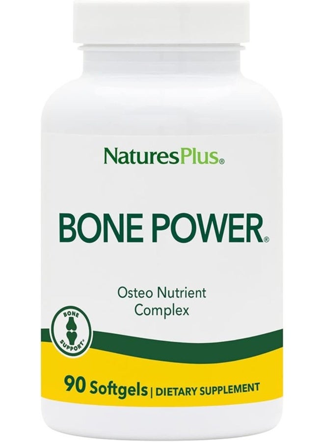 Nature's Plus Bone Power with Boron Milk Free 90 Soft Gels - Image 1