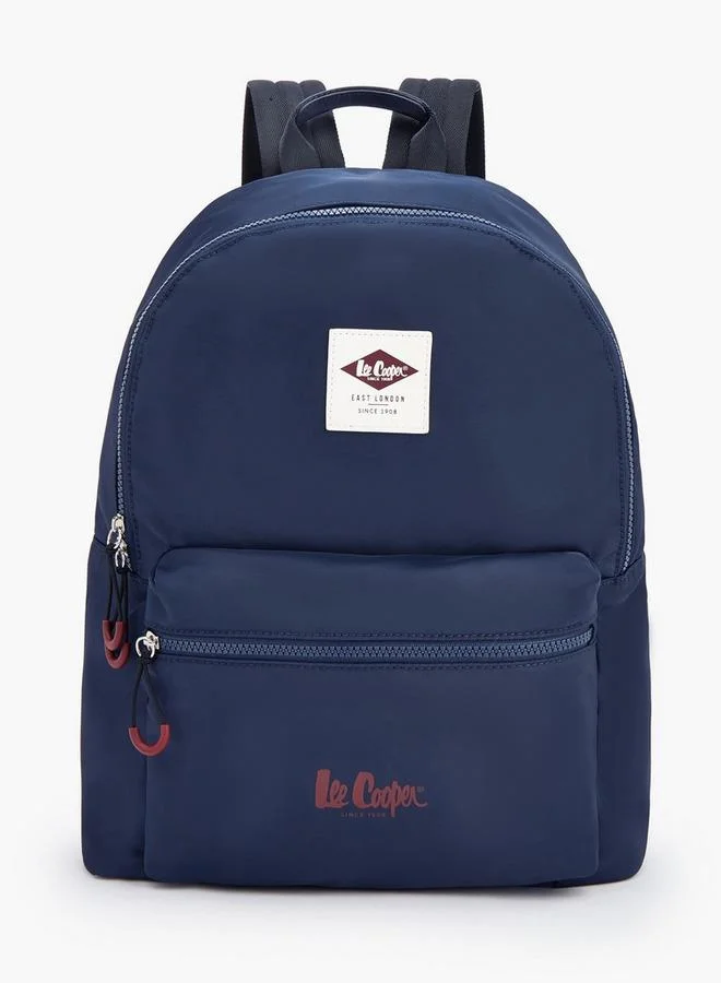 Lee Cooper Solid School Backpack With Adjustable Shoulder Straps - 33x16x42 CM