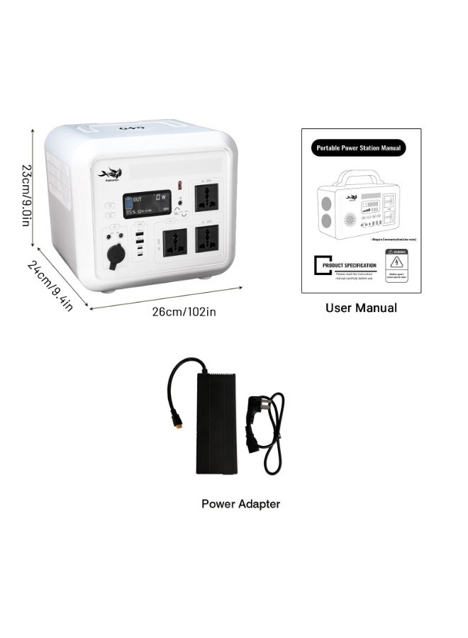 Pakicetus 1152Wh Portable Power Station 1200W Solar Generator with 3 AC Outlets, PD 100W Fast Charge, Wireless Charging, Backup Battery for Camping, Home Emergency, Outdoor Adventures - Image 1