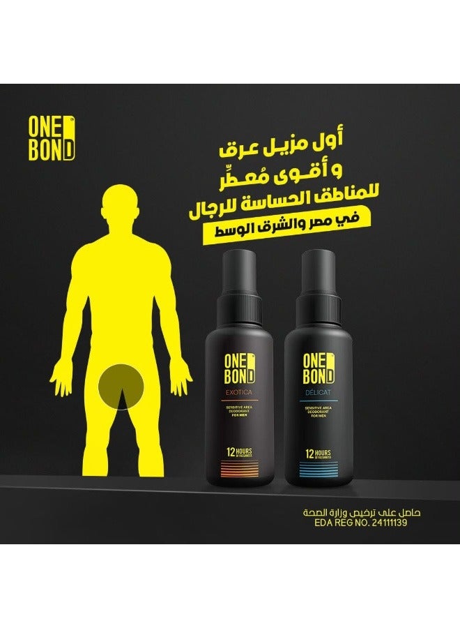 وان بوند مزيل عرق ون بوند ديليكات للمناطق الحساسة للرجال - انتعاش لمدة 24 ساعة - Image 5