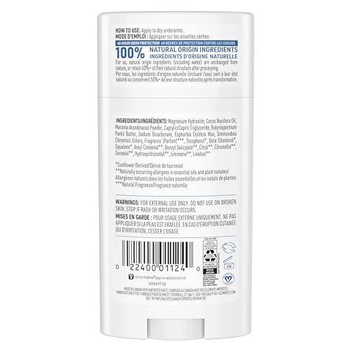 Schmidt's Schmidts AluminumFree Vegan Deodorant Fresh Rain Birch with 24 Hour Odor Protection for Women and Men Natural Ingredients CrueltyFree 265 oz - Image 3
