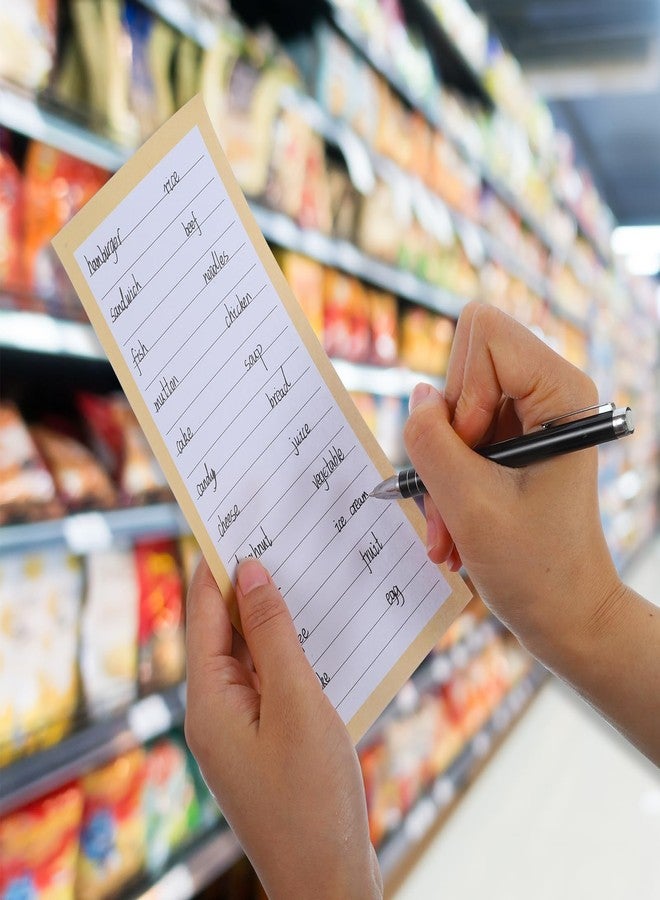 Thboxes 4 Pack Magnetic Note Pad for Fridge with Pen Holder, Totally 200 Sheets Magnetic To Do List, Grocery List, Shopping List, Memo Pads for Refrigerator（Light Color） - Image 4