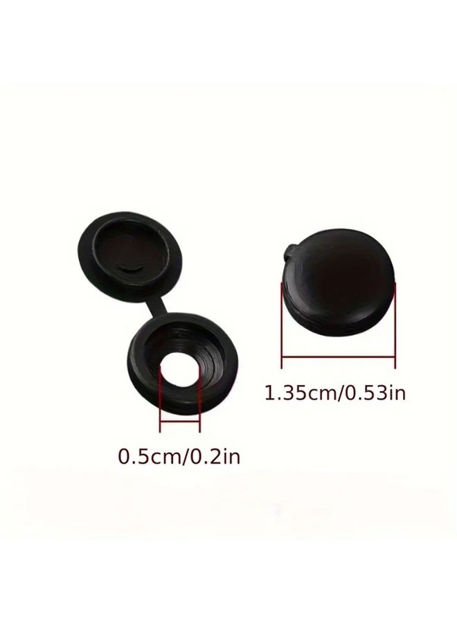 50pcs Coffee Screw Caps Heavy Duty Protection for Furniture Machinery Automotive - Image 2