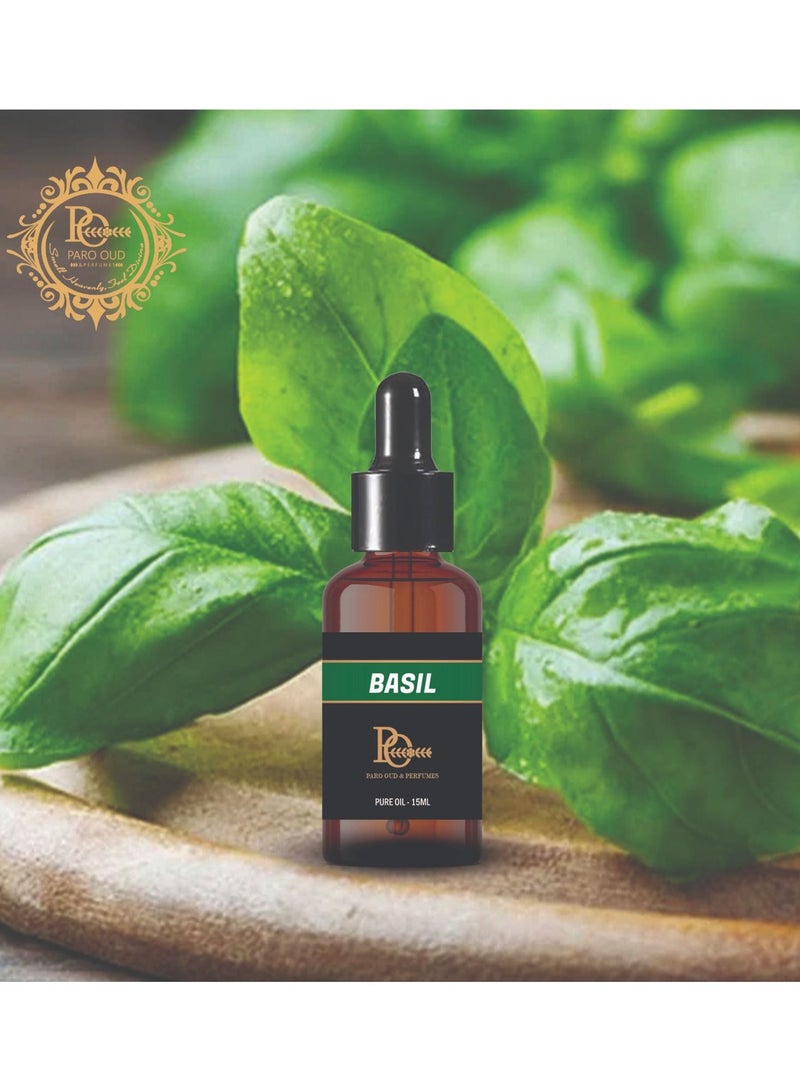 PARO OUD Basil Oil, Therapeutic Grade, Pure and Natural Basil Essential Oil from Himalaya - Image 2