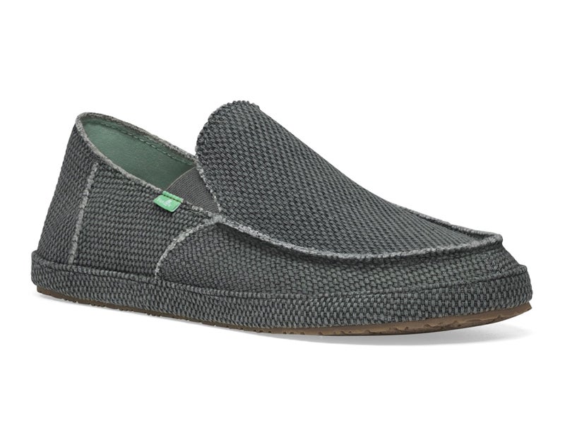 Sanuk Mens Rounder Loafer | Mens Shoes | Slip On Shoes for Men | Men's Slip-on Loafers | Comfort Footbed, Pirate Black, 11 - Image 2