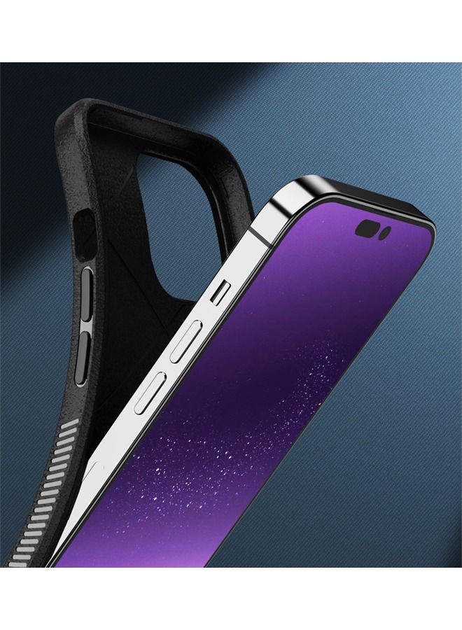 TEAM LUXURY Shock Resistant Drop Soft Mobile Phone Case For Apple iPhone 14 Pro 6.1 Inch Black - Image 5