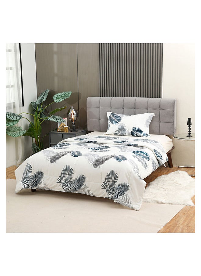 Home Box - Verona Seren 2-Piece Printed 200 TC Cotton Single Size Comforter Set 220 x 135 cm - Image 1