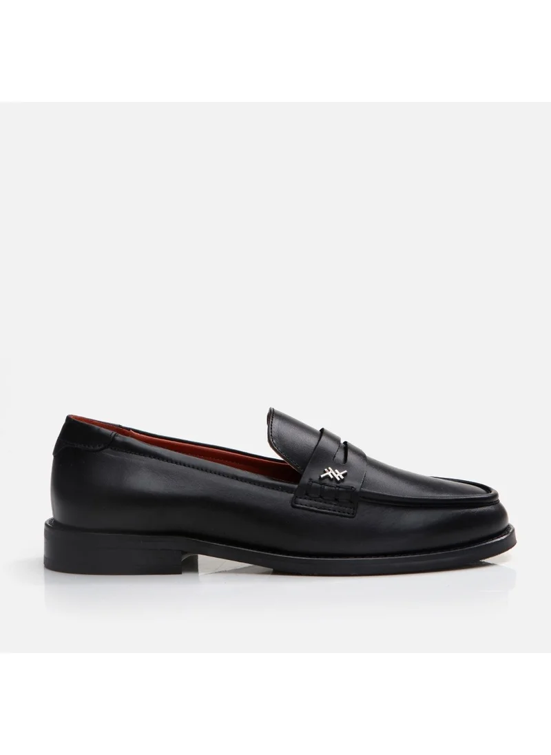Hotiç 01AYH291710A100 GENUINE Leather Black Women's Loafer