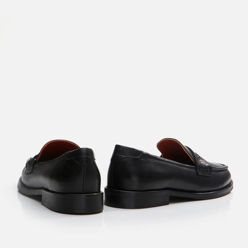Hotiç 01AYH291710A100 GENUINE Leather Black Women's Loafer
