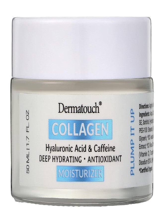 DERMATOUCH Collagen Hyaluronic Acid & Caffeine Moisturizer, 1.75 fl oz - Image 1