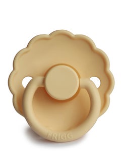 FRIGG Daisy Latex Baby Pacifier, 6-18 Months, Size 2, Pack of 1 - Pale Daffodil  - Image 2