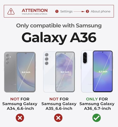 Dexnor for Samsung Galaxy A365G Case 2 Front Frame Builtin Magnetic Slide Camera Cover Kickstand Heavy Duty Protection Shockproof Phone Case with Screen Protector 67 inch Black - Image 3