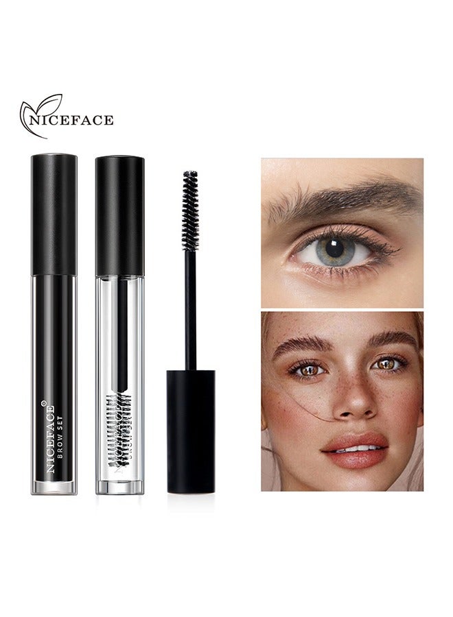 NICEFACE Transparent Eyebrow Styling Liquid,Three-Dimensional Eyebrow Shape Modification,Waterproof And Sweat Resistant,Lasting No Smudging Makeup - Image 1