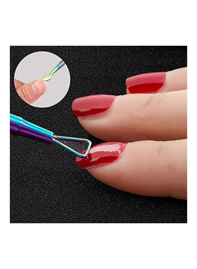 مجموعة أدوات تزيين أظافر ملونة مكونة من 3 قطع متعدد الألوان - Image 2