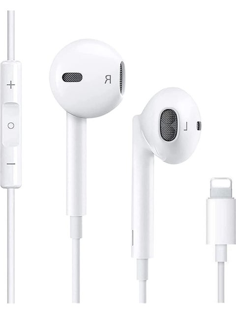 for iPhone Earphones Wired Headphones Built-in Mic&Volume Control & Noise Cancellation In-Ear Earphones Earbuds Compatible for iPhone 11/12/13 Pro/XS Max/8/8plus 7/7plus Support for all iOS